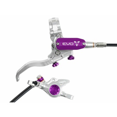 Hope Frein à disque arrière Tech 4 EVO X2 - Argent / Violet - Purebike
