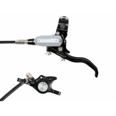 Freno de disco delantero Tech 4 EVO X2 - Negro / Plateado