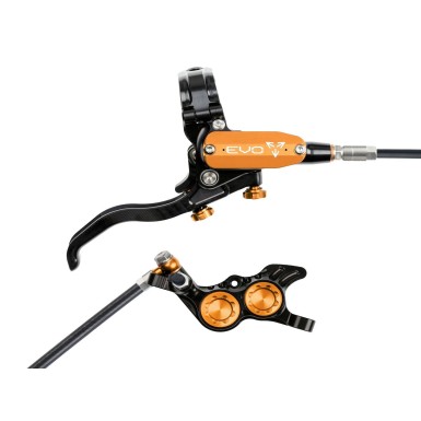 Freno de disco trasero Tech 4 EVO GR4 - Negro / Naranja