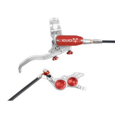 Freno de disco trasero Tech 4 EVO GR4 - Plata / Rojo