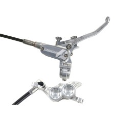 Freno de disco trasero Tech 4 V4 Plateado / Plateado