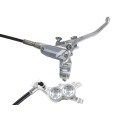 Freno de disco trasero Tech 4 V4 Plateado / Plateado