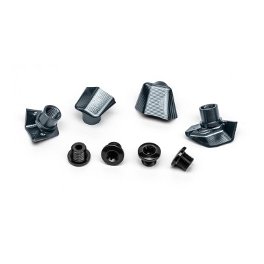 Absolute Black Kit de 4 vis + caches pour pédaliers Dura-Ace 9000 - Purebike