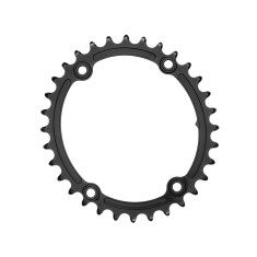 Premium Sub Compact Oval Chainring - 4-bolt, 110 mm - Black