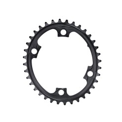 Premium Oval Chainring - 4-bolt 110 mm (asymmetric Shimano) - Black