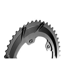 Premium Sub Compact Oval Chainring - 5-bolt, 110 mm - Black