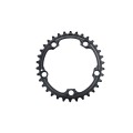 Premium Oval Chainring - 5-bolt, 110 mm for Sram - Black