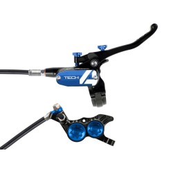 Frein à disque arrière Tech 4 V4 Noir / Bleu