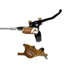 Freno de disco trasero Tech 4 X2 Negro / Bronce