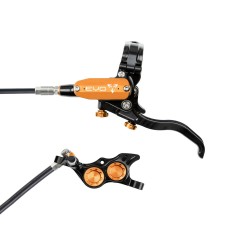 Freno de disco delantero Tech 4 EVO TR4 - Negro / Naranja