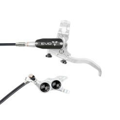Freno de disco delantero Tech 4 EVO TR4 - Plata / Negro