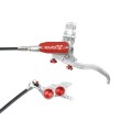Freno de disco delantero Tech 4 EVO TR4 - Plata / Rojo