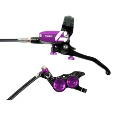 Freno de disco delantero Tech 4 V4 Negro/Violeta