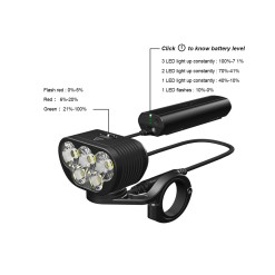 Luz delantera Monteer 6500S V2.0