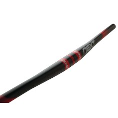 Manillar Next Flat Wide de carbono azul