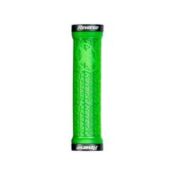 Grips Stamp Lock-On Vert - Poignées grips de vélo - Accessoires VTT - Purebike - Materiel Velo, Accessoires VTT Equipement Vélo 