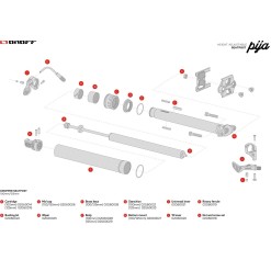 Cartouche hydraulique pour tige de selle télescopique Pija (Mondraker