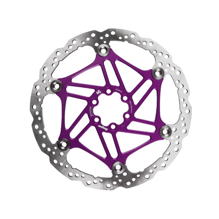 V4 Floating Ventilated Brake Disc - Purple