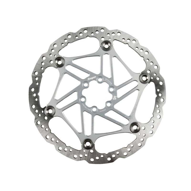 Disco flotante ventilado para freno V4 - Plateado