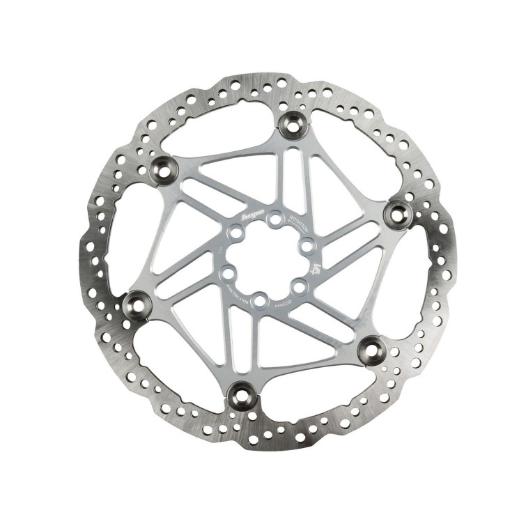 Disco flotante ventilado para freno V4 - Plateado