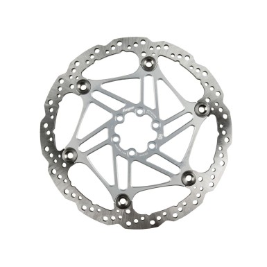 Disco flotante ventilado para freno V4 - Plateado