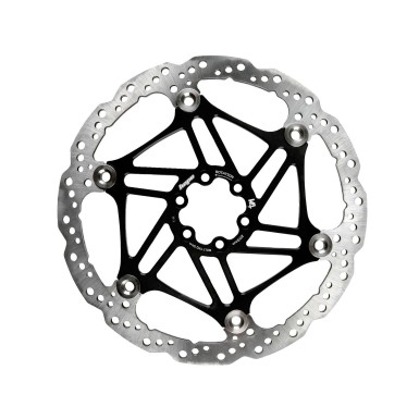 Disco flotante ventilado para freno V4 - Negro