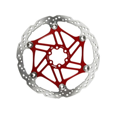 Disco flotante ventilado para freno V4 - Rojo