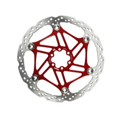 V4 Floating Ventilated Brake Disc - Red