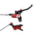 Freno de disco trasero Tech 4 V4 Negro / Rojo