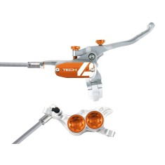 Tech 4 V4 Rear Disc Brake Silver / Orange