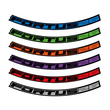 Hope Kit Stickers pour jantes Fortus 26 - 26" - Purebike