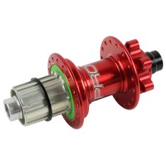 Buje trasero Pro 4 de 32 radios rojo