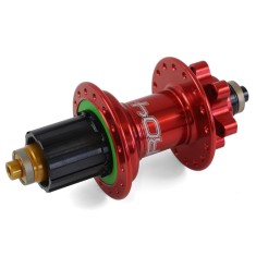 Pro 4 Rear Hub, 32-Hole, Red