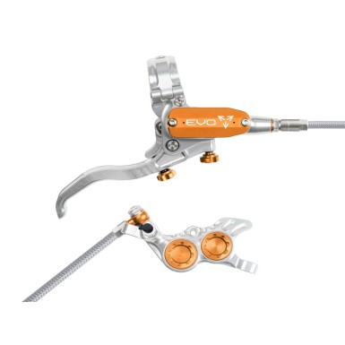 Freno de disco trasero Tech 4 EVO GR4 - Plata / Naranja