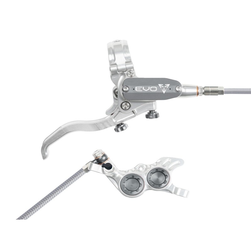 Tech 4 EVO GR4 Rear Disc Brake - Silver / Smoke