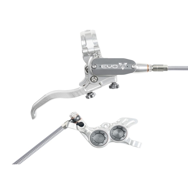Tech 4 EVO GR4 Rear Disc Brake - Silver / Smoke