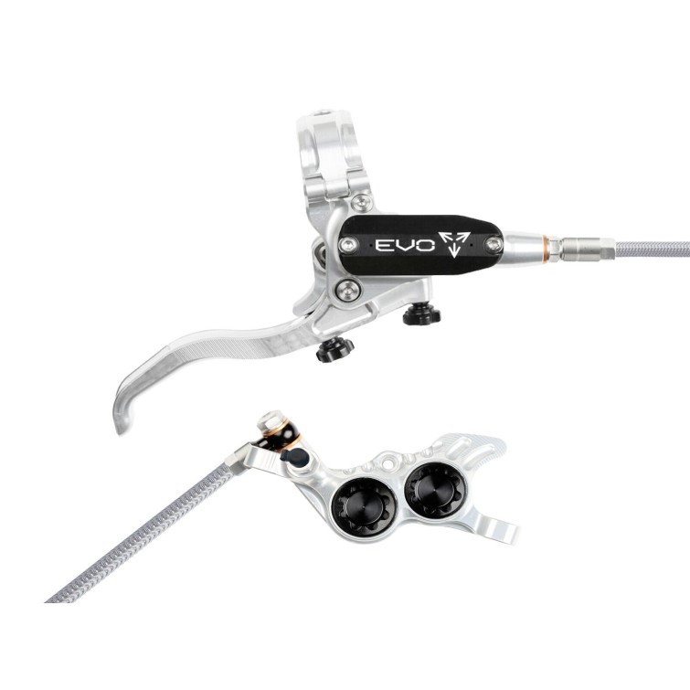 Freno de disco trasero Tech 4 EVO GR4 - Plata / Negro