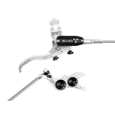 Freno de disco trasero Tech 4 EVO GR4 - Plata / Negro