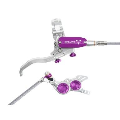 Freno de disco trasero Tech 4 EVO GR4 - Plata / Morado