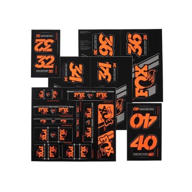 Fox Heritage fork and shock decal kit