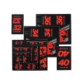 Kit Autocollants pour fourche et amortisseur Fox Heritage