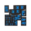 Kit Autocollants pour fourche et amortisseur Fox Heritage