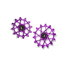 Galets 14 et 16 dents pour dérailleur Shimano 12V (chape Garbaruk)