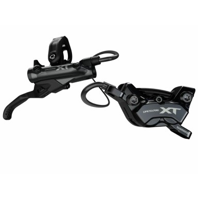 XT M8220 4-Piston Rear Disc Brake Black