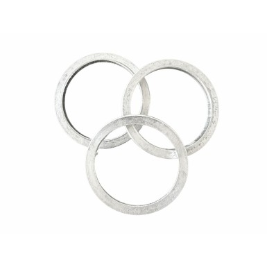 Kit de 3 espaciadores para eje de pedalier (24 mm / 30 mm / DUB)