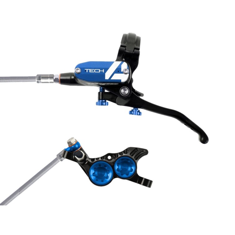 Tech 4 V4 Front Disc Brake Black / Blue