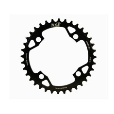 Variable Tooth Chainring Black