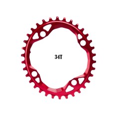 Plateau Oval Narrow Wide 104 mm Rouge
