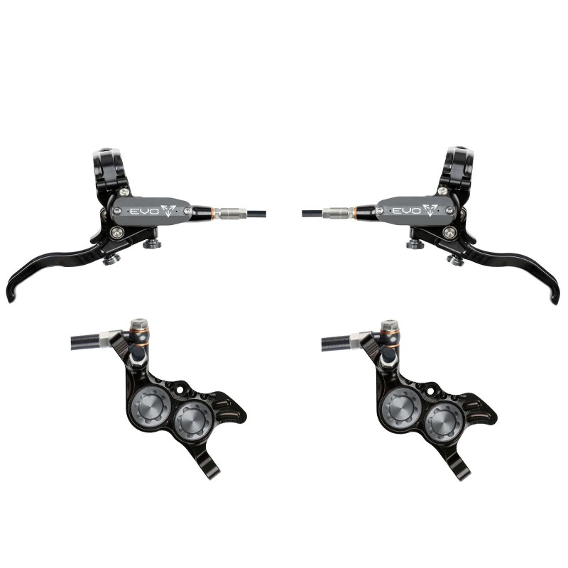 Tech 4 Evo GR4 Disc Brake Set - Black / Smoke - Standard Hose
