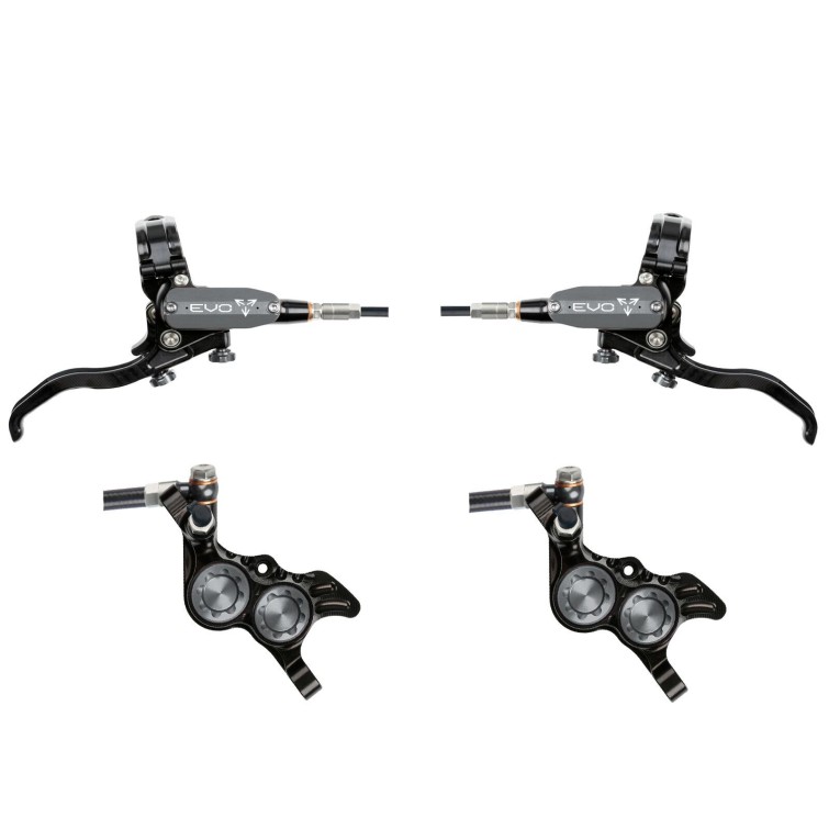 Tech 4 Evo GR4 Disc Brake Set - Black / Smoke - Standard Hose